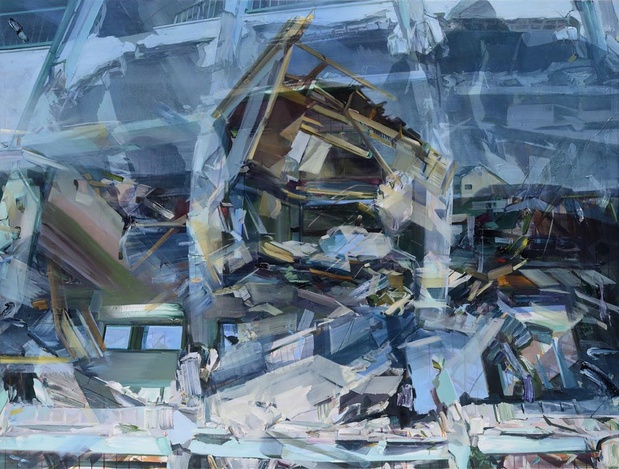 © Duncan Wylie, Light Pool, 2012, huile et Alkyd sur toile, 210 x 280 cm