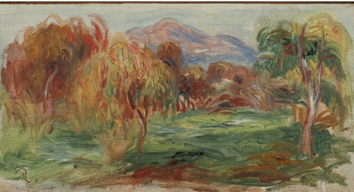 Pierre – Auguste Renoir, La Montagne Sainte-Victoire (1918), collection du Musée d’Art et d’Industrie de Châtellerault