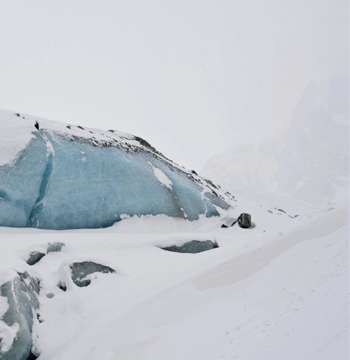 © Mirela Popa, Mer de glace 2, 2010, tirage argentique couleur 175 x 210 cm