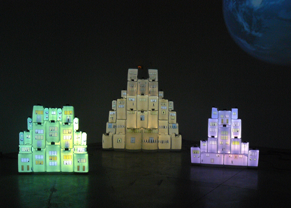 Samuel Rousseau, Plastikcity, 2005-2006. Installation à la Fondation Salomon, 2010