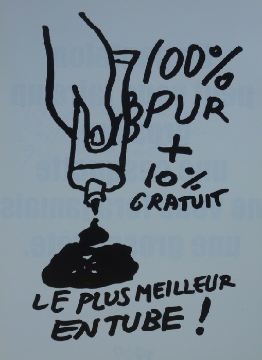 Taroop & Glabel, 100% Pur, 2005. Vénalyne sur contreplaqué — 130 × 90 cm Courtesy of the artist & Semiose galerie, Paris 