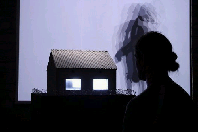 Viviane Riberaigua, The Cell, installation vidéo, 2009